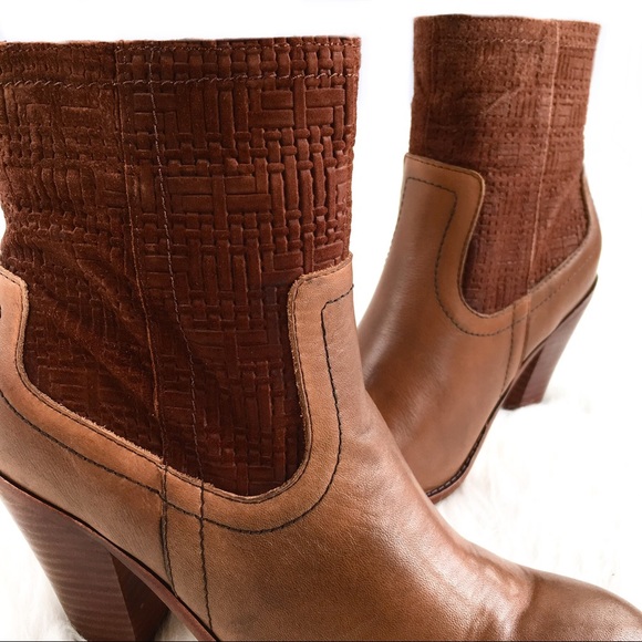 Corso Como | whiskey suede & leather western boots - Picture 6 of 9
